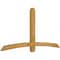 Ekena Millwork Bellingham Rough Sawn Timber Gable Bracket, Western Red Cedar, 84"W x 42"H x 4"D x 4"F, 12/12 Pitch GBW084X42X0404BEL00RWR - alternate 3